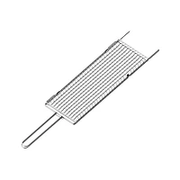 Panier de grillade BBQ Churrasco en acier inoxydable