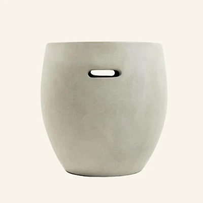 Table d’appoint en fibro-ciment  