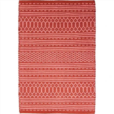 Tapis Dhurrie - Rose Perle