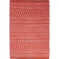 Tapis Dhurrie - Rose Perle
