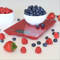 Escali Glass Red Kitchen Scale - 15lb