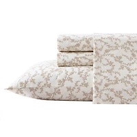 Laura Ashley Victoria Beige  Cotton Sheet Set