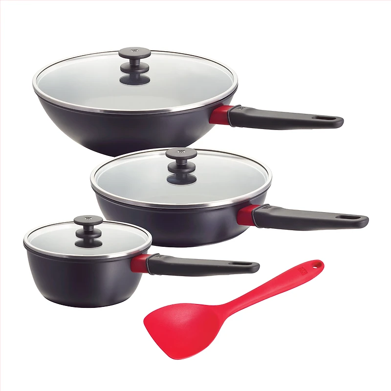 ZWILLING Now DURASLIDE® Batterie de cuisine en aluminium forgé, 6 pièces