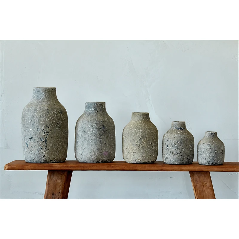 Martha Pots en terracotta – ensemble de 5  