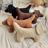 Peluche, chien - Noir