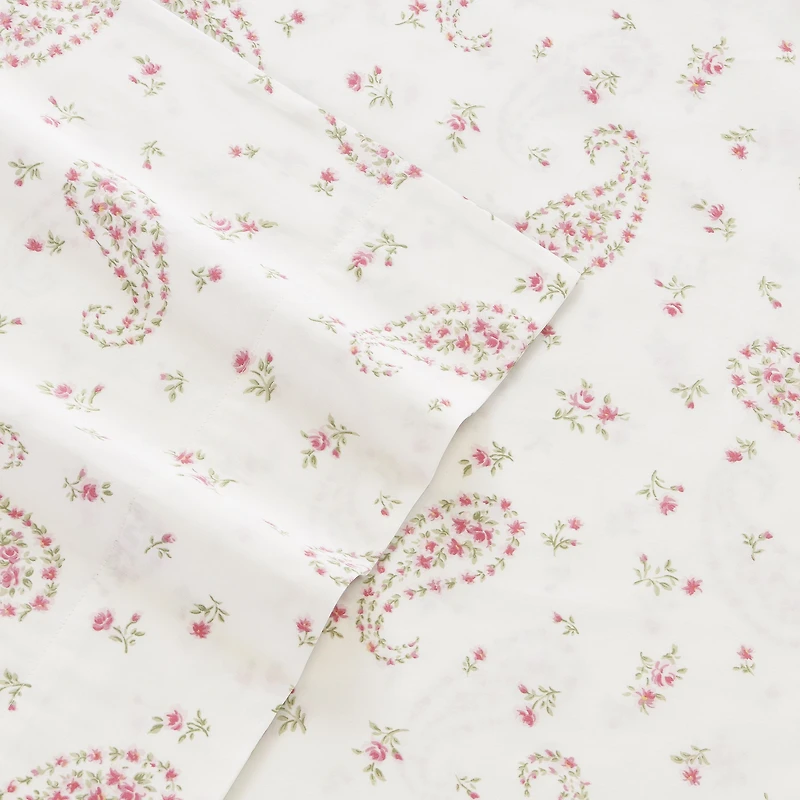 Laura Ashley Bristol Ensemble de draps paisley en coton
