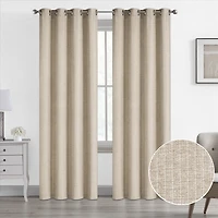 Mindy Jacquard Grommet Curtain