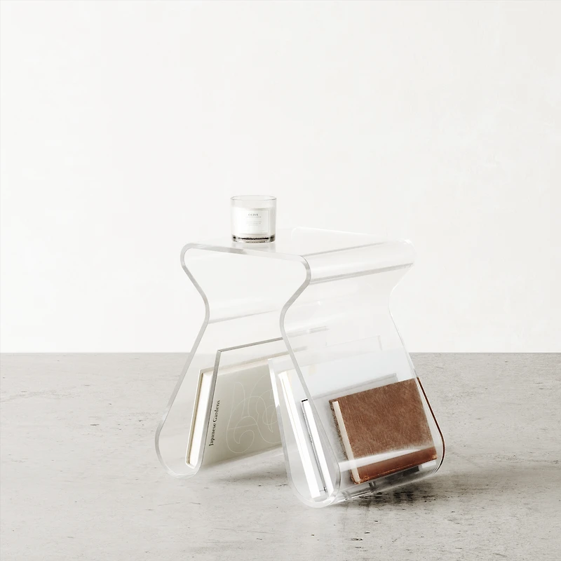 Magino Stool and Magazine Rack
