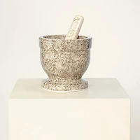 Marble Mortar and Pestle – White  