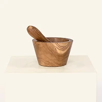 Teak Wood Mortar  