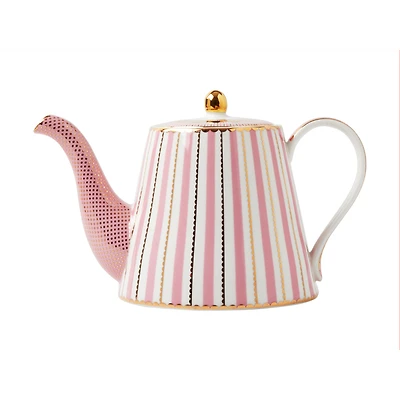 Regency Pink Teapot with Infuser by Maxwell & Williams