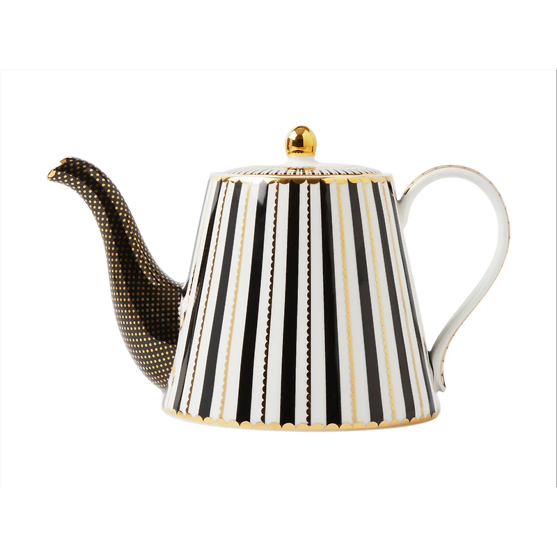 Regency Black Teapot with Infuser for One Person by Maxwell & Williams - 340 ml