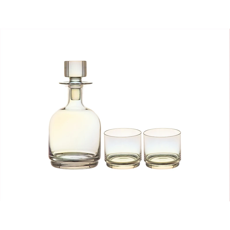 Iridescent 3-Piece Decanter Set Glamour by Maxwell & Williams