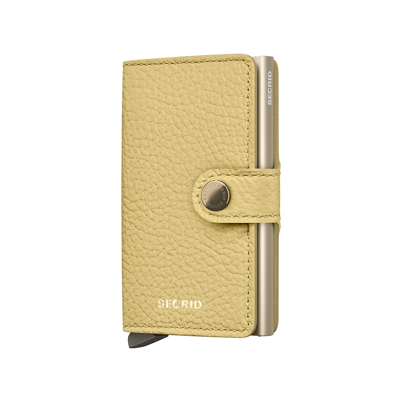 Secrid Pebble Miniwallet - Butter Yellow