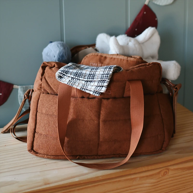 Minika Diaper Bag - Rust