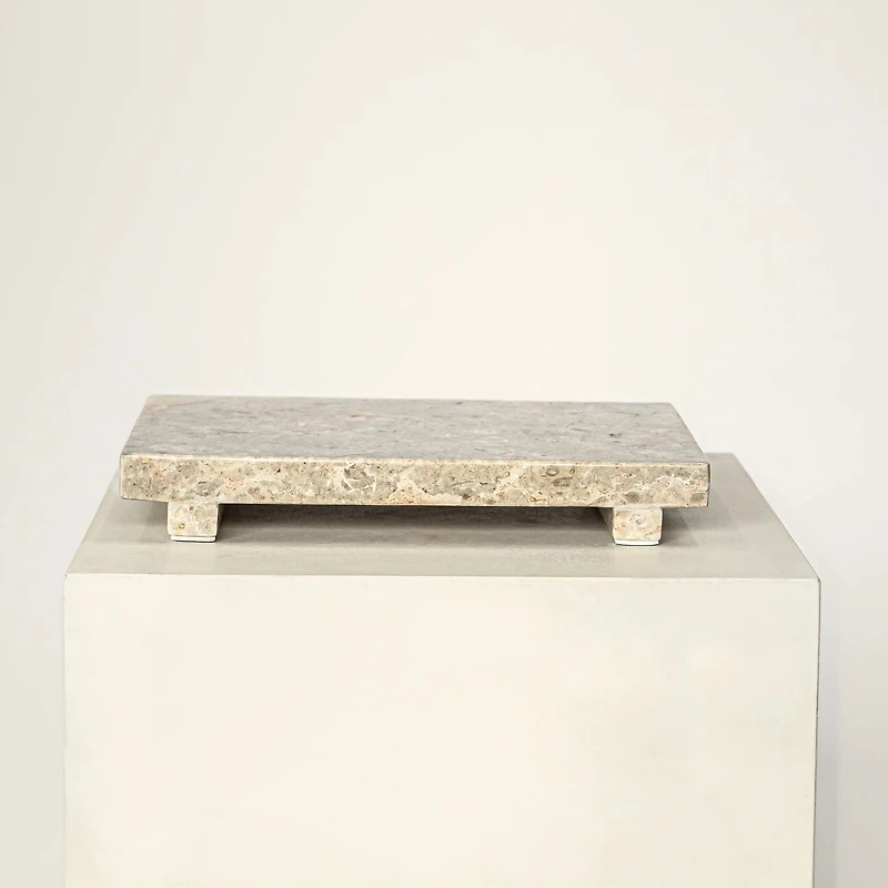 Marble Serving Dish – Cream