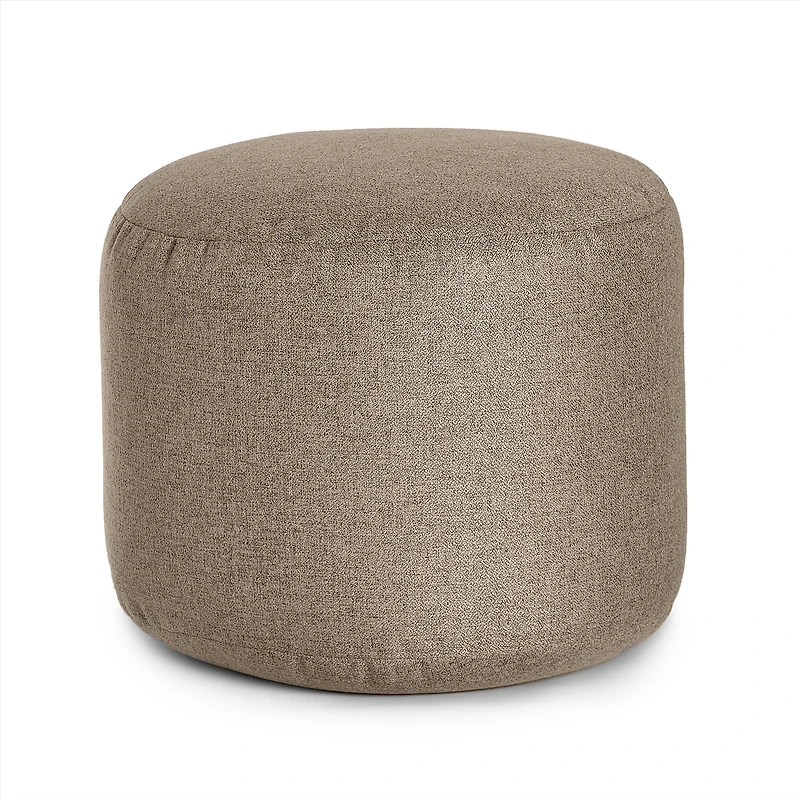 Pouf et Repose-pieds rond Sepia