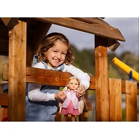 Paola Reina Poupée Las Amigas - Rosa avec manteau et bottes de pluie