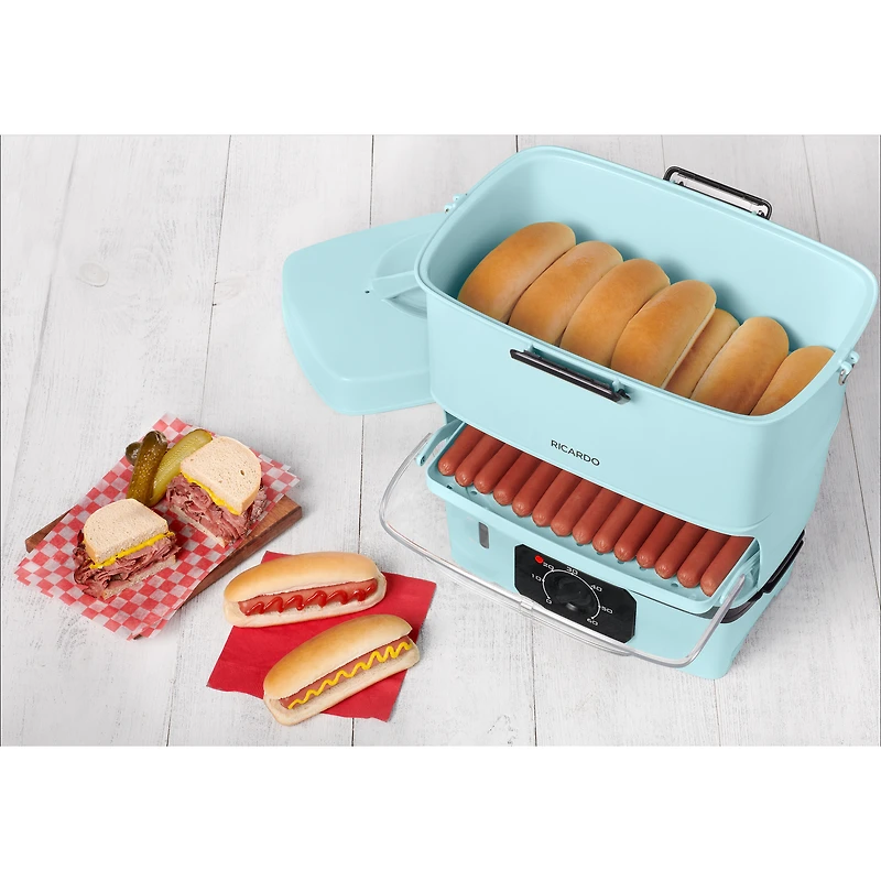 Ricardo Electric Hot-Dog Steamer