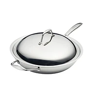 Stainless Steel Wok, 12 in