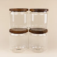 Jumbo Glass Canisters, Set of 4 - Medium