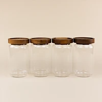 Glass Canisters, Set of 4 - Medium