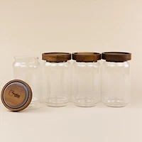Glass Canisters, Set of 4 - Medium