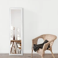 Tory Black & White Dots Door Mirror 