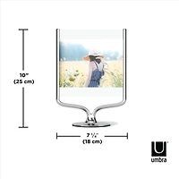 Wishbone Chrome Floatting Picture Frame by Umbra