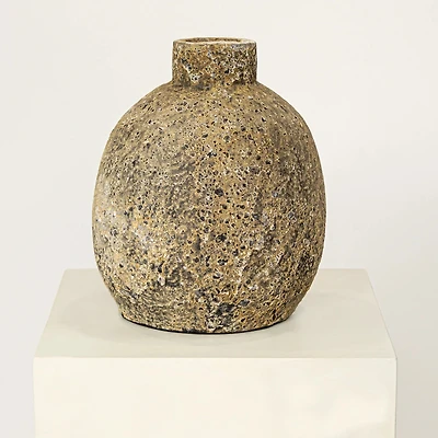 Terracotta Burn Vase  