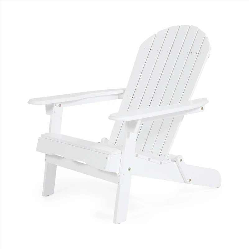Acacia Wood Folding Adirondack Chair 
