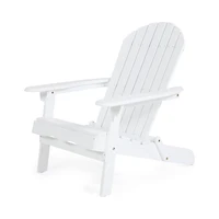 Acacia Wood Folding Adirondack Chair 