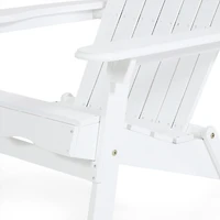 Chaise Adirondack pliante en bois d'acacia