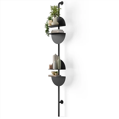 Étagères sur pied réglables Solis, ensemble de 4
