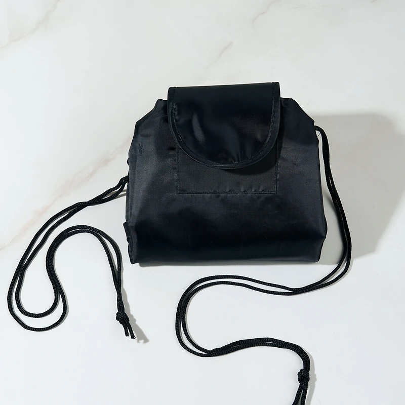 Collapsible Cosmetic Bag - Black