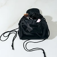 Collapsible Cosmetic Bag - Black