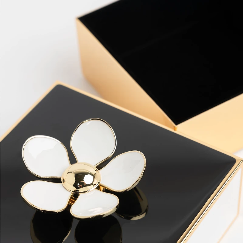 Make it Pop Floral Jewelry Box by Kate Spade - Black and White