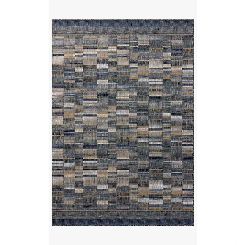 Loloi II Birch Rug - Denim / Gold