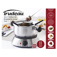 Trudeau DIDO 3-in-1 Electric Fondue Set