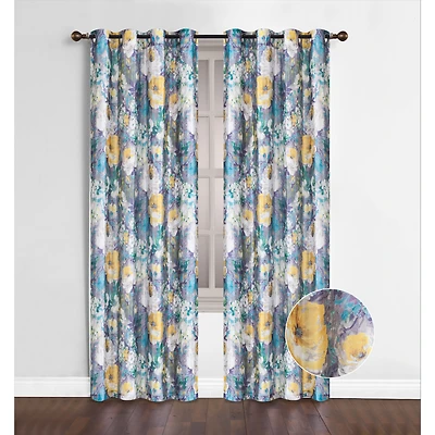 Monet Printed Grommet Curtain