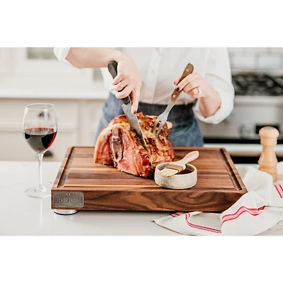 Walnut Butcher Block with Stabilizers