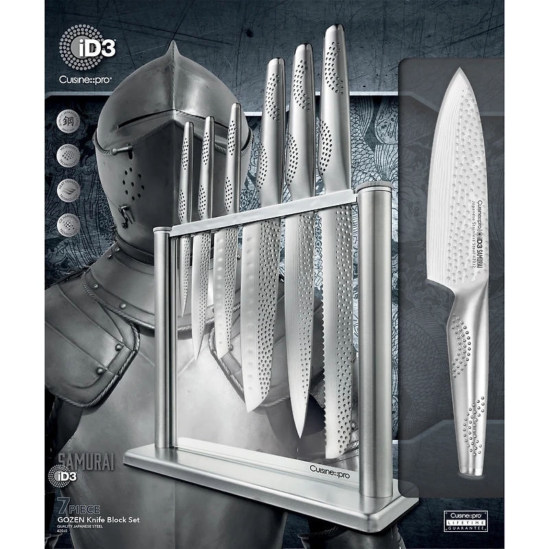 Samurai GOZEN2 Knife Block 7-Piece