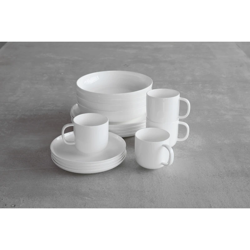 FBC Modern Coupe 16pc Dinnerware Set, Boxed