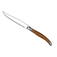 Set of 6 Wood Laguiole Du Monde Affordable Steak Knives