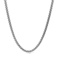 Luenzo Box Link Chain 24" Necklace