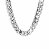 Luenzo 14mm Cuban Link 24'' Necklace
