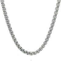 Luenzo 5mm Box Link Chain 24" Necklace