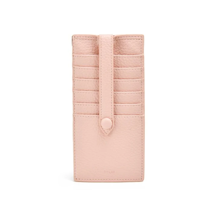 Portefeuille Lizou -Rose Pale