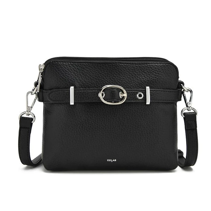 Sac bandoulière double VEDA - Noir