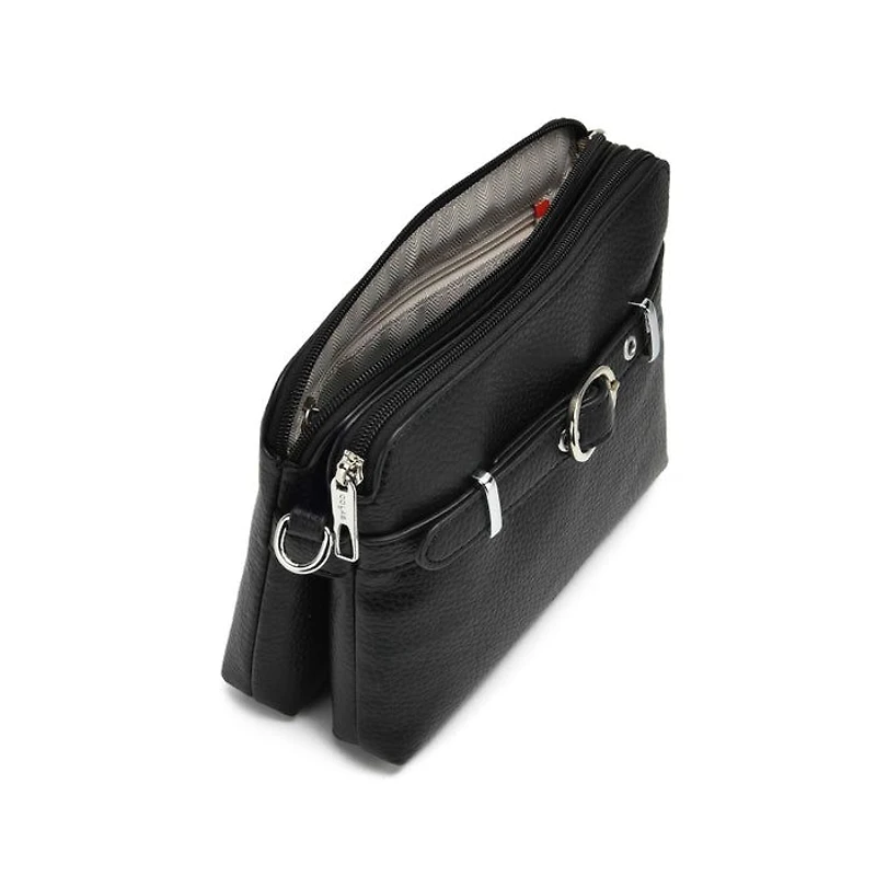Sac bandoulière double VEDA - Noir